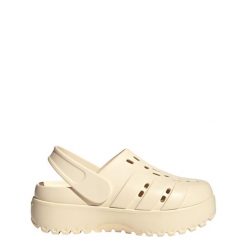 Klapki Adilette Platform. Białe klapki damskie Adidas, bez wzorów, bez obcasa. Za 199.00 zł.