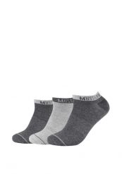 3 pack Męskie Skarpety MUSTANG dark grey mix MU33031 – 9703. Szare skarpetki męskie Mustang, bez wzorów. Za 59.99 zł.