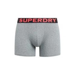 Bokserki Superdry Essential (x3). Szare bokserki męskie Superdry., bez wzorów, z bawełny. Za 202.30 zł.
