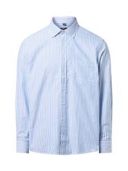 Nils Sundström koszula casual Mężczyźni Regular Fit Bawełna niebieski|biały, L. Białe koszule męskie Nils Sundström, l, bez wzorów, z bawełny, bez kołnierzyka, bez ramiączek. Za 159.95 zł.