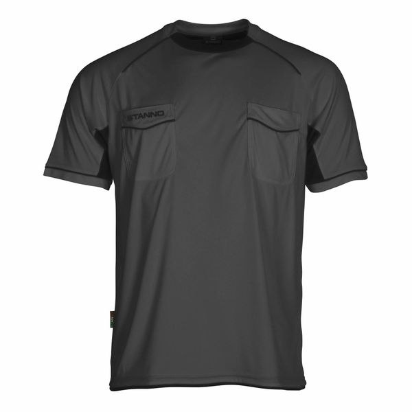 Koszulka sędziowska Stanno Bergamo. Czarne t-shirty damskie STANNO, s, bez wzorów, bez kołnierzyka. Za 172.00 zł.