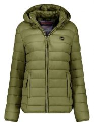 ANAPURNA Kurtka zimowa "Akitalana Hood" w kolorze oliwkowym rozmiar: XXL. Zielone kurtki damskie ANAPURNA, na zimę, xxl, bez wzorów, z puchu, bez kaptura. Za 130.99 zł.