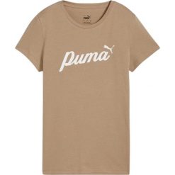 Koszulka sportowa damska Puma ESS Script. Białe bluzki sportowe damskie Puma, m, bez wzorów, bez ramiączek. Za 85.00 zł.