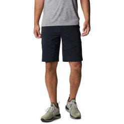 Spodenki trekkingowe męskie Columbia Tech Trail 010. Zielone szorty męskie Columbia, z elastanu, bez kołnierzyka. Za 341.00 zł.