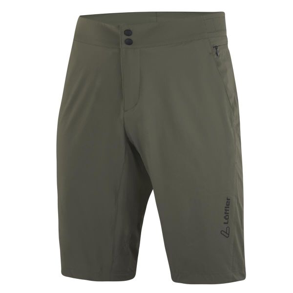 Loeffler cycling shorts short m bike Shorts Grav-E ASSL men-olive green. Zielone szorty męskie LOEFFLER, bez wzorów, z materiału. Za 405.05 zł.