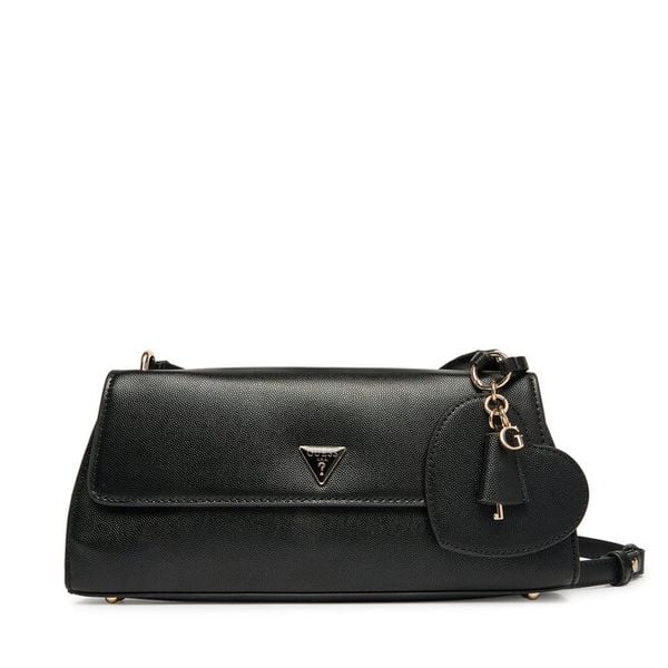 Torebka Guess. Czarne torebki klasyczne damskie Guess, z aplikacjami, bez dodatków. Za 589.99 zł.