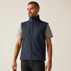 Kamizelka robocza softshellowa męska Octagon. Niebieskie kamizelki męskie Regatta, m, z softshellu. Za 429.99 zł.
