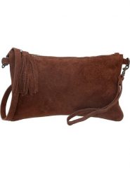 Charm Skórzana torebka "Brixton" w kolorze brązowym - 24 x 15 x 2 cm rozmiar: onesize. Brązowe torebki klasyczne damskie Charm, z aplikacjami, z materiału, bez dodatków. Za 135.17 zł.