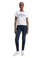 Tom Tailor Koszulka w kolorze białym rozmiar: XXL. Białe t-shirty damskie Tom Tailor, xxl, bez wzorów, z bawełny, bez kołnierzyka. Za 37.21 zł.