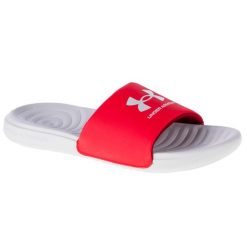 Klapki basenowe męskie Under Armour Ansa Fixed Slides. Białe klapki i japonki męskie Under Armour, z materiału. Za 130.99 zł.