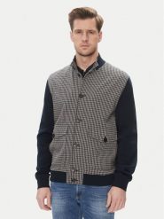 Bugatti Bluza 8750 75173C Granatowy Regular Fit. Niebieskie bluzy bez kaptura męskie Bugatti, l, z bawełny. Za 419.99 zł.
