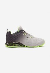 Szaro-Czarne Buty Sportowe Sznurowane Nuri. Szare buty sportowe na co dzień męskie Born2be, bez zapięcia. Za 189.99 zł.