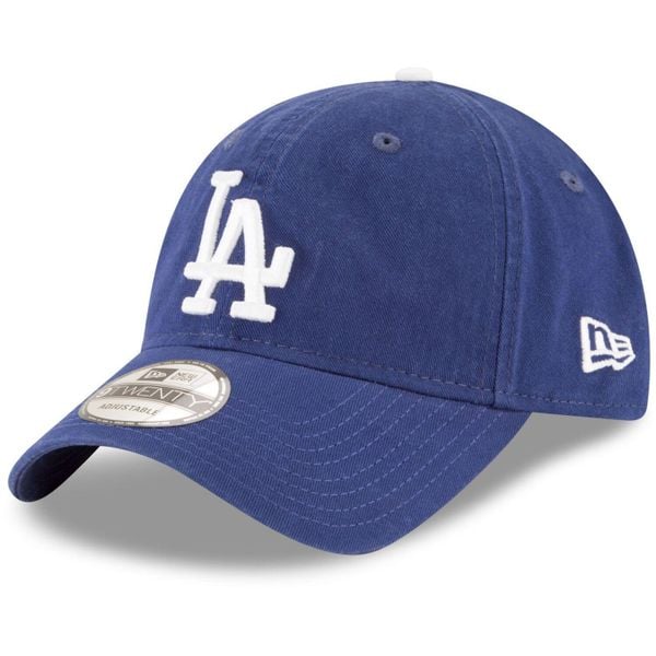 Czapka z daszkiem New Era MLB Los Angeles Dodgers. Białe czapki męskie New Era, bez wzorów. Za 186.00 zł.
