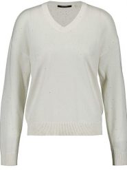 TAIFUN Sweter w kolorze kremowym rozmiar: 36. Brązowe swetry klasyczne damskie Taifun, bez kołnierzyka. Za 184.89 zł.