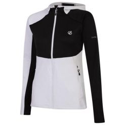 Bluza turystyczna damska Dare 2B Convey II. Białe bluzy z kapturem damskie Dare 2b, z elastanu. Za 91.65 zł.