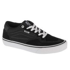 Buty sportowe do chodzenia unisex, Vans Rowan Pro. Czarne buty sportowe na co dzień damskie Vans, bez wzorów, trekkingowe. Za 229.99 zł.
