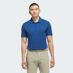 Koszulka Polo Ultimate365 Jacquard. Niebieskie koszulki polo męskie Adidas, m, bez wzorów, bez ramiączek. Za 279.00 zł.