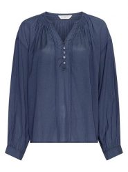 MOSS COPENHAGEN Bluzka "Gabrielle" w kolorze granatowym rozmiar: XS/S. Niebieskie bluzki damskie MOSS COPENHAGEN, s, bez wzorów, bez kołnierzyka, bez ramiączek. Za 184.95 zł.