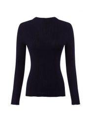 Marie Lund Damski sweter z koronkowej dzianiny Kobiety niebieski jednolity, S. Niebieskie swetry klasyczne damskie Marie Lund, s, z dzianiny, bez kołnierzyka. Za 249.95 zł.