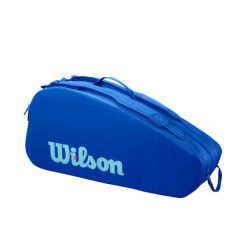 Torba tenisowa na rakiety Wilson Ultra V5 Tour 6 PK. Niebieskie torebki klasyczne damskie Wilson, bez wzorów, bez dodatków. Za 423.00 zł.
