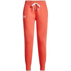 Spodnie dresowe damskie Under Armour Rival Fleece. Brązowe spodnie sportowe damskie Under Armour, xl, z dresówki. Za 191.99 zł.