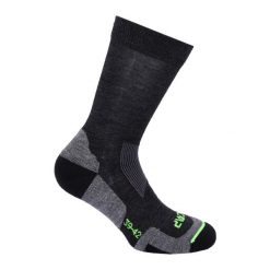 Skarpety merino CMP Trekking Wool Sock. Czarne skarpetki męskie CMP, bez wzorów. Za 58.99 zł.