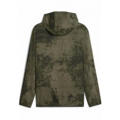 Męska kurtka TAD ESSENTIALS AOP PUMA Dark Olive Green. Zielone kurtki treningowe męskie Puma, m, bez wzorów, do biegania. Za 289.00 zł.