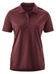 Gonso Kolarska koszulka polo "Adventure" w kolorze bordowym rozmiar: 38. Czerwone bluzki sportowe damskie Gonso, bez wzorów, z materiału, bez ramiączek. Za 105.38 zł.