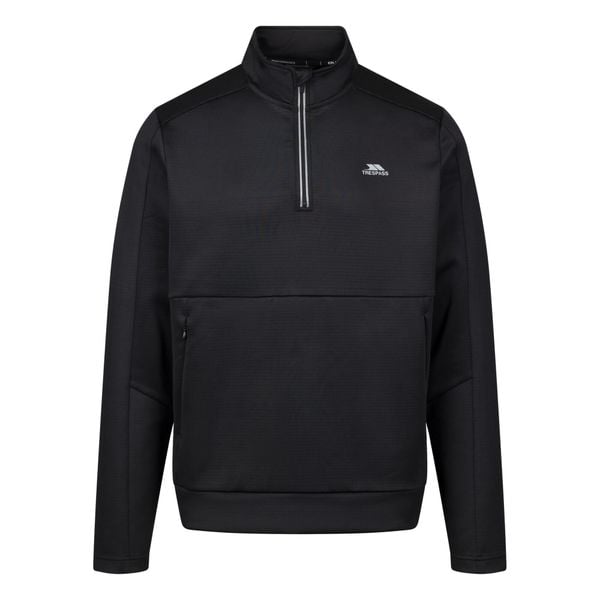 Męska Koszulka Z Długim Rękawem Jay Quarter Zip. Czarne koszulki męskie z długim rękawem Trespass, m. Za 205.99 zł.