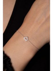 Lodie Silver Srebrna bransoletka z cyrkoniami rozmiar: onesize. Szare bransoletki damskie Lodie Silver, srebrne. Za 50.95 zł.