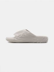 Klapki piankowe z falowaną fakturą - beżowy. Brązowe klapki i japonki męskie Sinsay. Za 39.99 zł.