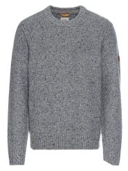 Camel Active Sweter w kolorze szarym rozmiar: 3XL. Szare swetry męskie Camel Active, xl, z aplikacjami, ze skóry, bez kołnierzyka. Za 226.24 zł.