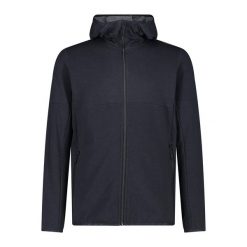 Bluza męska CMP Zip Hood. Szare bluzy bez kaptura męskie CMP, m. Za 239.99 zł.