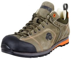 Męskie buty trekkingowe turystyczne. Brązowe buty trekkingowe męskie GUGGEN MOUNTAIN, z gumy, bez zapięcia, trekkingowe. Za 839.58 zł.