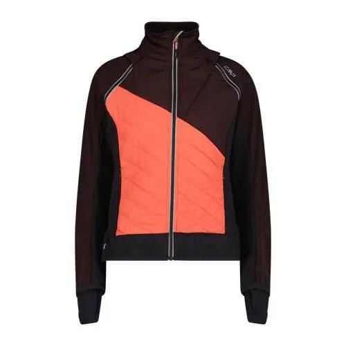 Bluza treningowa damska CMP 30A227641CZBLACKBERR. Brązowe bluzy bez kaptura damskie CMP, na zimę, l, bez wzorów, bez ramiączek, bez kaptura. Za 631.00 zł.