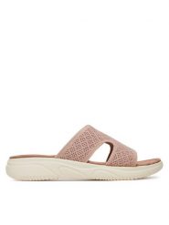 Clara Barson Klapki R25SS02834 Różowy. Czerwone klapki damskie Clara Barson, bez wzorów, z materiału, bez obcasa. Za 119.99 zł.