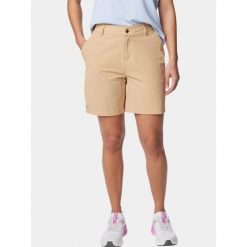 Spodenki turystyczne damskie Columbia Summit Valley II. Brązowe szorty damskie Columbia, bez wzorów, sportowe. Za 299.00 zł.