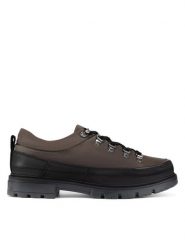 Badura Półbuty DAVID-01 MI08 Szary. Szare półbuty męskie Badura, z nubiku, bez zapięcia. Za 209.99 zł.