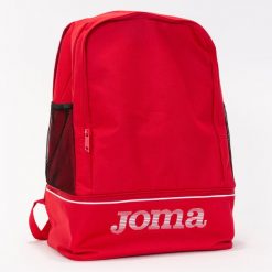Plecak sportowy piłkarski Joma Training III z kieszenią na obuwie. Czerwone plecaki damskie Joma, bez wzorów. Za 89.99 zł.