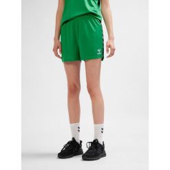 Szorty damskie Hummel autentyczne Pl. Zielone szorty damskie HUMMEL, bez wzorów, sportowe. Za 139.00 zł.