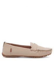 Lasocki Mokasyny RST-MARA-10 Beżowy. Brązowe mokasyny damskie Lasocki, ze skóry. Za 169.99 zł.