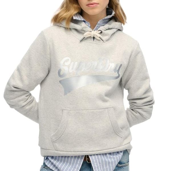 Bluza damska z kapturem Superdry Super Athletics. Czarne bluzy z nadrukiem damskie Superdry., l, z bawełny. Za 282.50 zł.