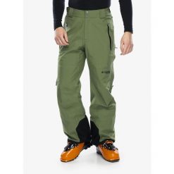 Spodnie narciarskie męskie Columbia Platinum Peak II 3L Pant. Zielone spodnie materiałowe męskie Columbia, bez wzorów, sportowe. Za 923.99 zł.