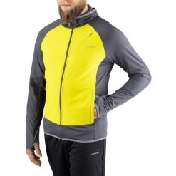 Bluza techniczna męska Viking Dimaro. Żółte bluzy z kapturem męskie VIKING, na jesień, m, z elastanu. Za 159.90 zł.