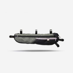 Torba rowerowa do bikepackingu Riverside ADVT 500 na ramę Half-Frame 2,5 l. Brązowe torebki klasyczne damskie ROCKRIDER, bez wzorów, z gumy, duże, bez dodatków. Za 129.99 zł.