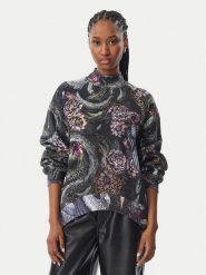 Just Cavalli Bluza 81PAIE23 CF102 Szary Regular Fit. Szare bluzy bez kaptura damskie Just Cavalli, s, z bawełny. Za 899.99 zł.