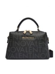 Valentino Torebka Regina Re VBS9IS42 Czarny. Czarne torebki klasyczne damskie Valentino, bez wzorów, ze skóry, bez dodatków. Za 529.99 zł.