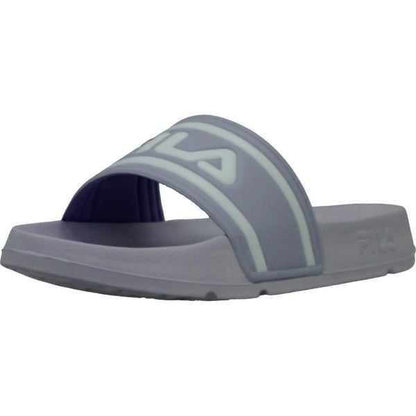 Klapki damskie na basen Fila MORRO BAY. Białe klapki damskie Fila, bez wzorów, bez obcasa. Za 89.00 zł.