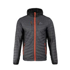 Kurtka hybrydowa męska Vitalpeak HB. Szare kurtki męskie Bergson, l, bez wzorów, z materiału, sportowe, z kapturem. Za 323.00 zł.