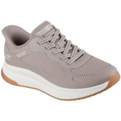 Buty sportowe damskie Skechers Bobs Squad 4 Stapl. Brązowe obuwie treningowe damskie Skechers, na fitness i siłownię. Za 590.00 zł.